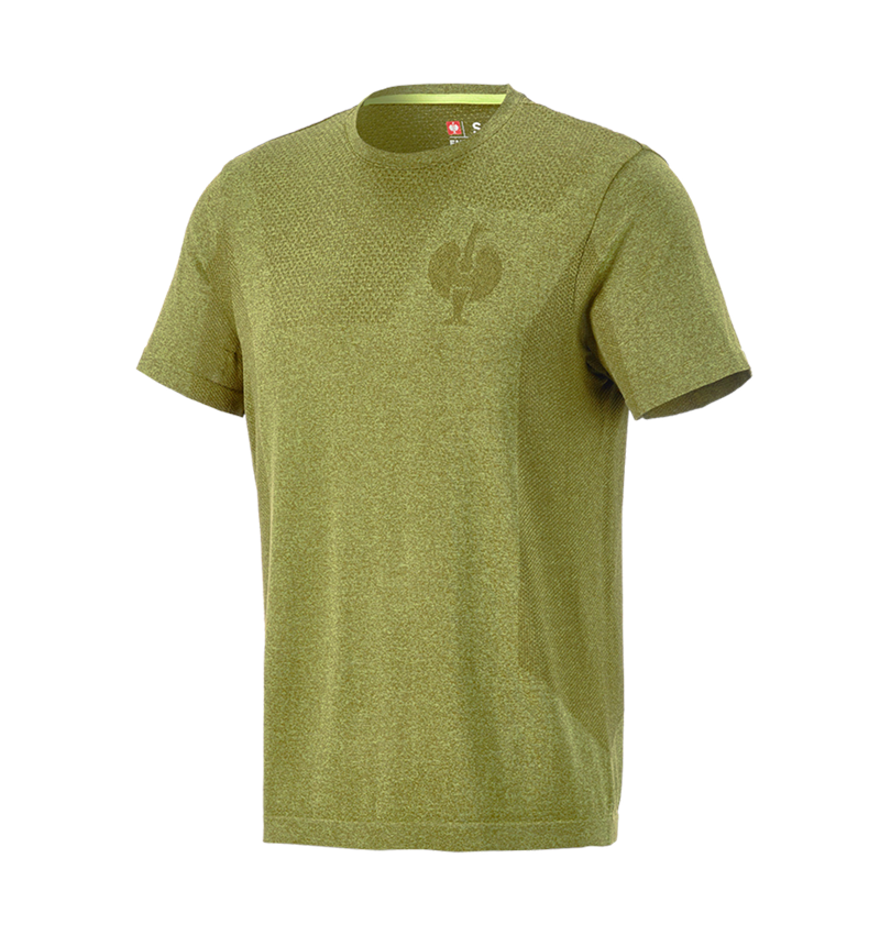 T-Shirts, Pullover & Skjorter: T-Shirt seamless e.s.trail + enebærgrøn melange 4