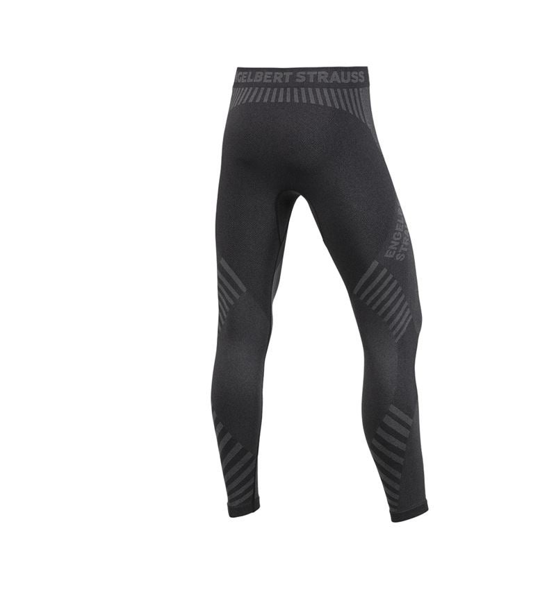 Undertøj | Termotøj: Funktions-long pants e.s.trail seamless - warm + sort/basaltgrå 5