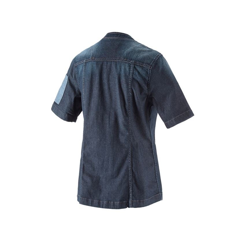T-Shirts, Pullover & Skjorter: e.s. Kokkejakke denim, damer + mediumwashed 3