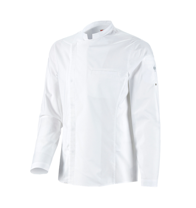T-Shirts, Pullover & Skjorter: e.s. kokkeskjorte + hvid 2