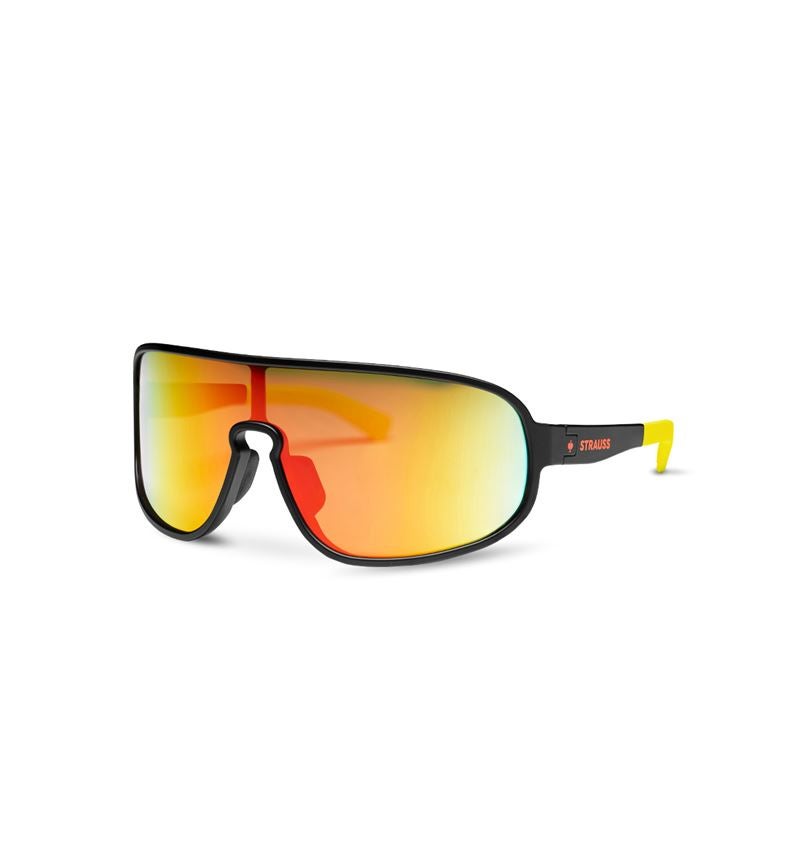 Tilbehør: Race solbriller e.s.ambition + sort/advarselsgul