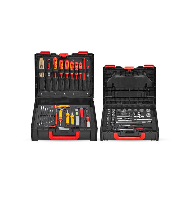 Tools: STRAUSSbox tool set Electro lockfix 1/4" + 1/2