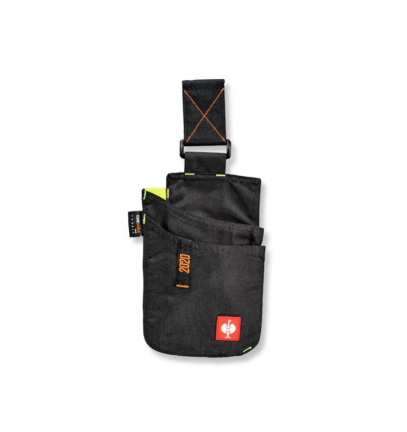 Tool bags: Tool bag e.s.motion 2020, small + black/high-vis yellow/high-vis orange