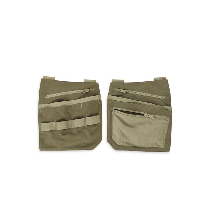 Tool bags: Tool bags e.s.concrete light, ladies‘ + mudgreen/stipagreen