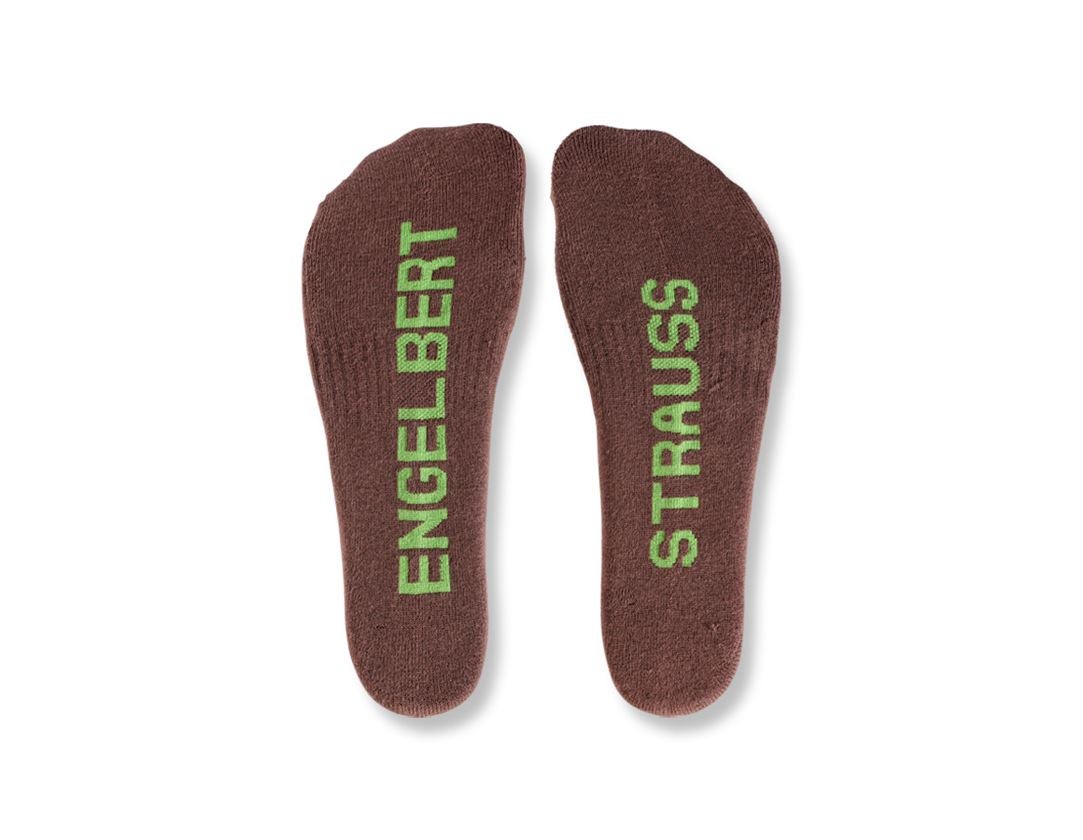 Socks: e.s. Allround socks Classic light/mid + chestnut/seagreen