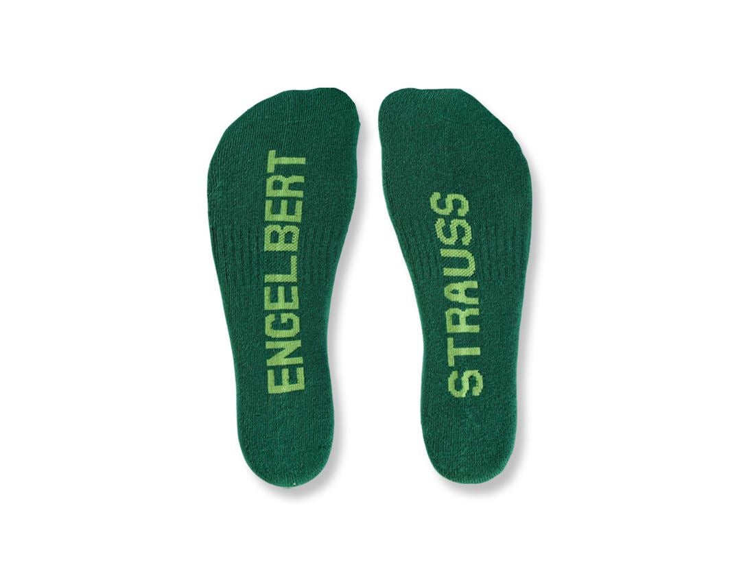 Socks: e.s. Allround socks Classic light/mid + green/seagreen