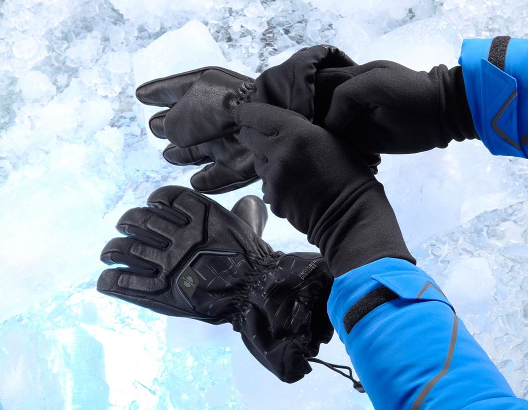 Cold: e.s. Winter gloves Cupid Ice + black/grey 2