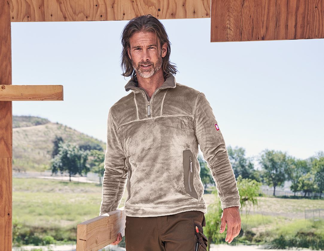 Shirts, Pullover & more: e.s. Troyer Highloft + clay/peat