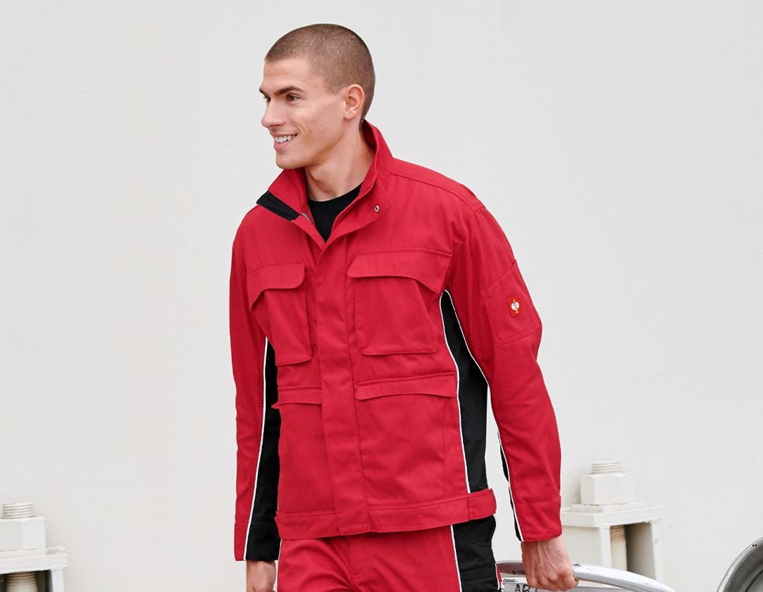Joiners / Carpenters: Work jacket e.s.active + red/black
