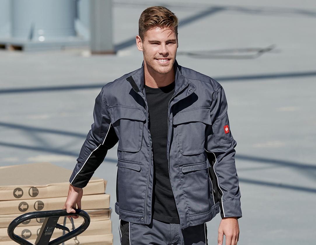 Joiners / Carpenters: Work jacket e.s.active + grey/black 1