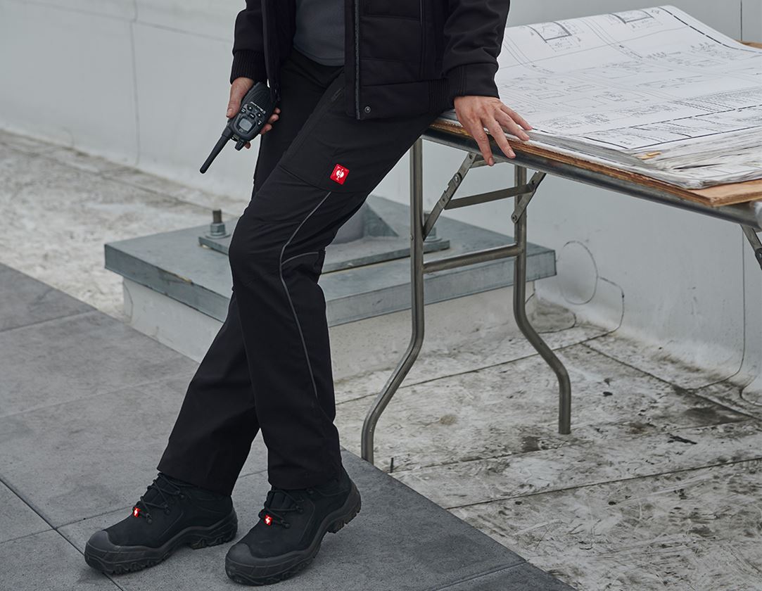 Work Trousers: Ladies' trousers e.s.vision + black 1