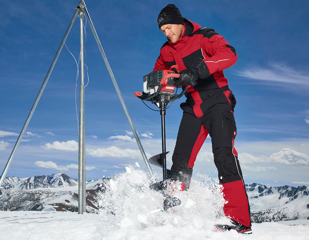 Overalls: Functional overall snow e.s.dynashield + fiery red/black 1