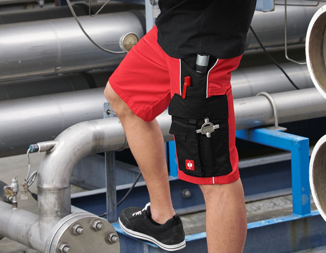Plumbers / Installers: Shorts e.s.active + red/black 1