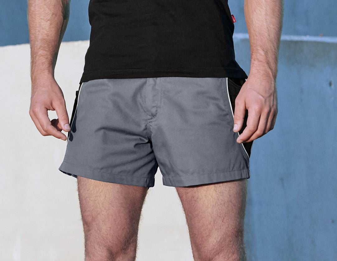 Arbejdsbukser: X-shorts e.s.active + grå/sort