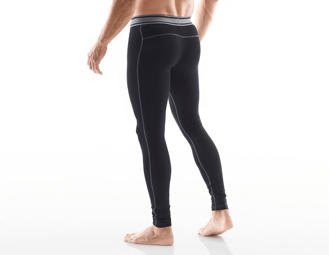 Undertøj | Termotøj: e.s. cotton stretch lange pants + sort 1