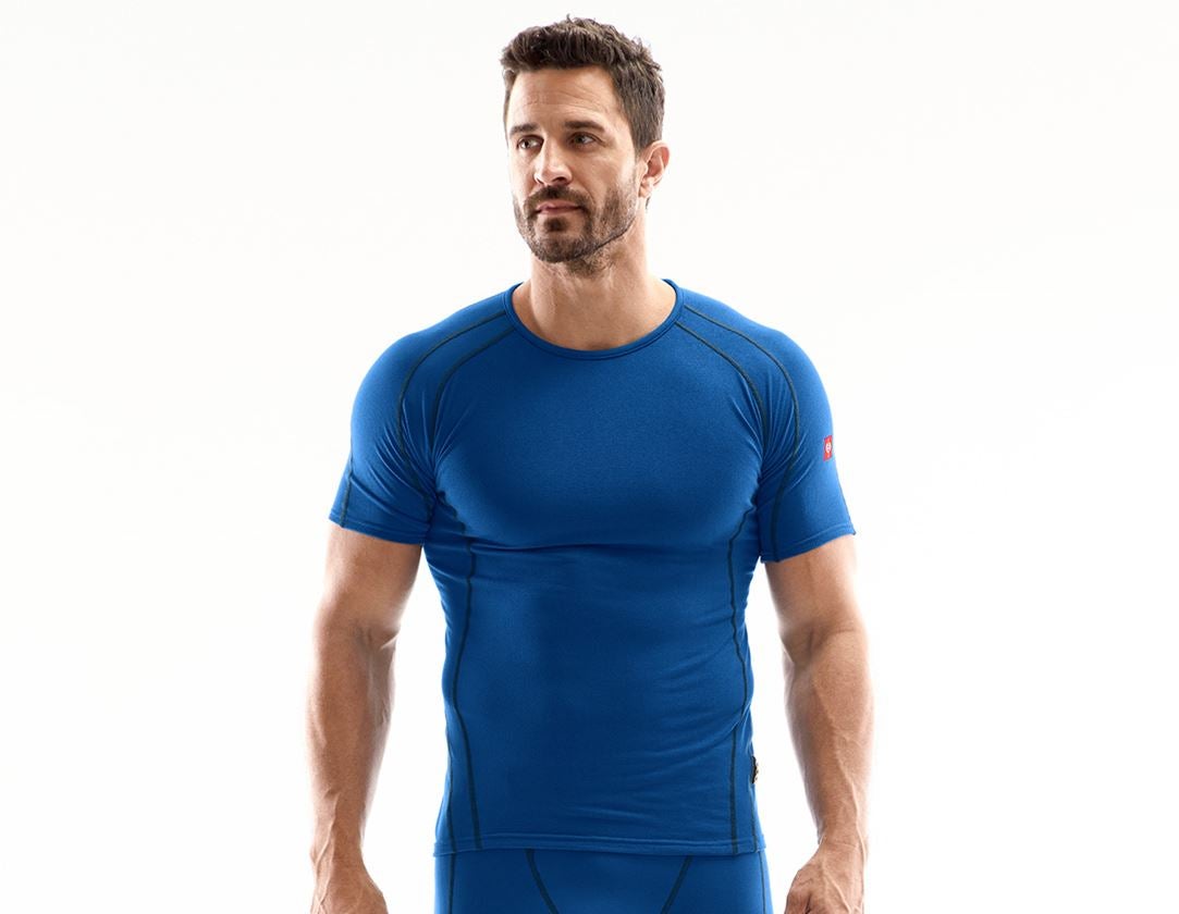 Undertøj | Termotøj: e.s. T-shirt clima-pro - warm, herrer + ensianblå