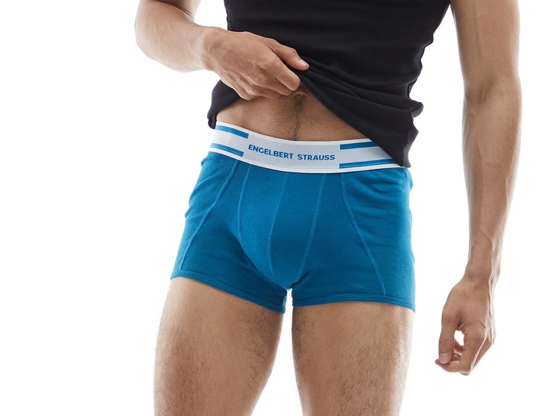Underwear | Functional Underwear: e.s. Cotton rib pants, pack of 2 + black+atoll 1