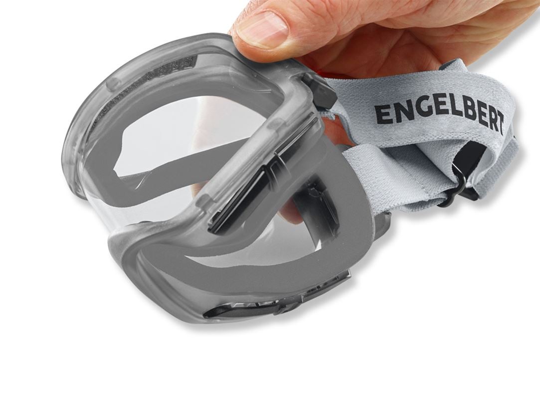 Sikkerhedsbriller: e.s. beskyttelsesbrille Comba + grå/transparent 2