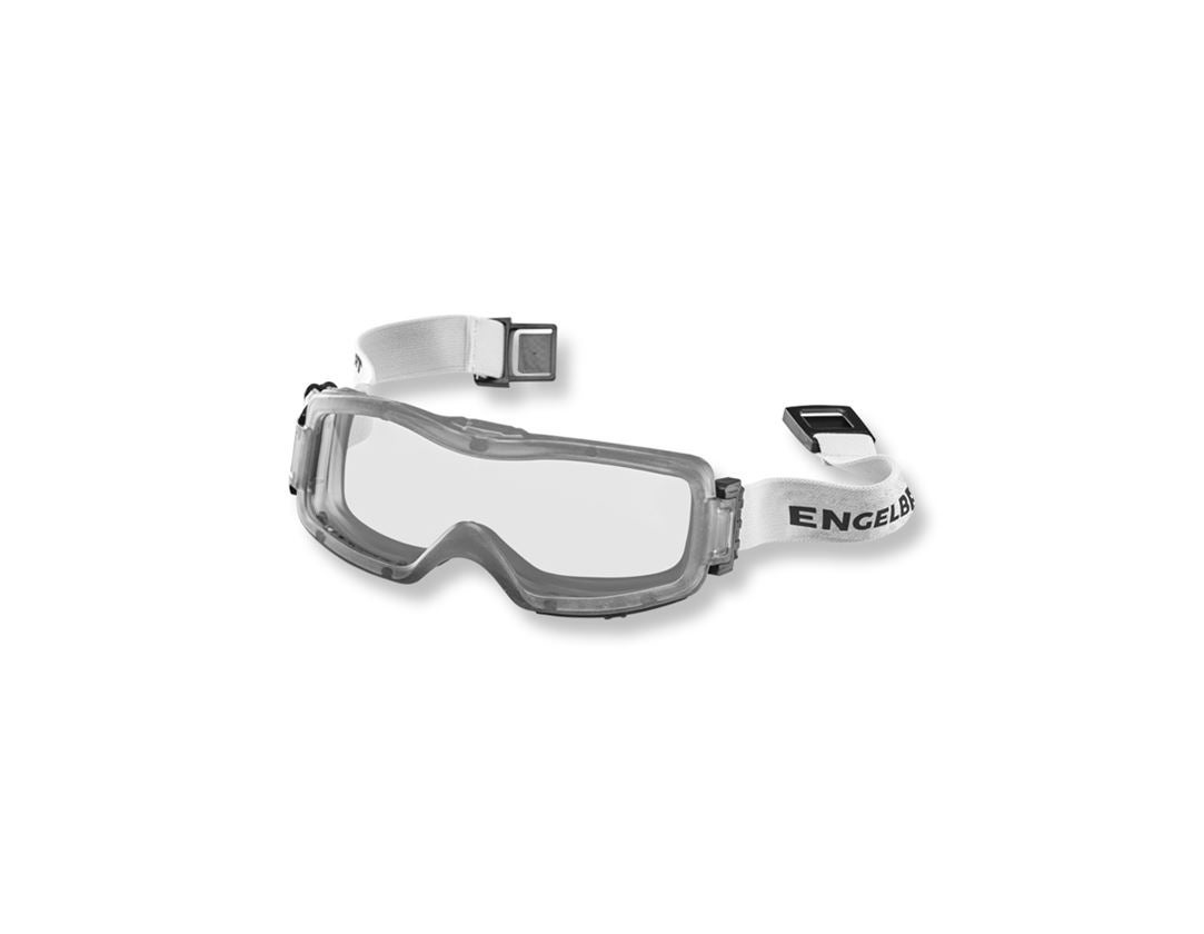 Sikkerhedsbriller: e.s. beskyttelsesbrille Comba + grå/transparent