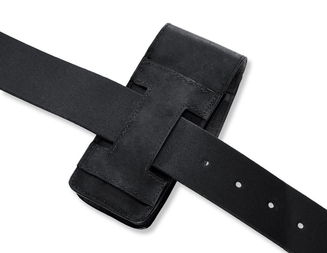 Knives: Leather knife case e.s.vintage + black 1