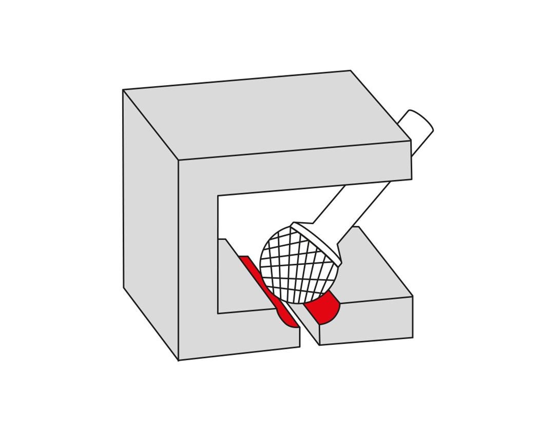 Drills: e.s. HM rotary cutter ball