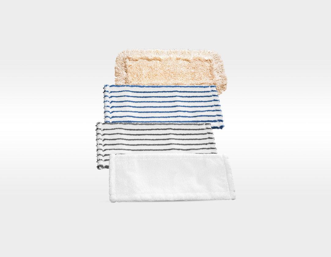 Cloths: Cleaning Mop Covers + white/blue