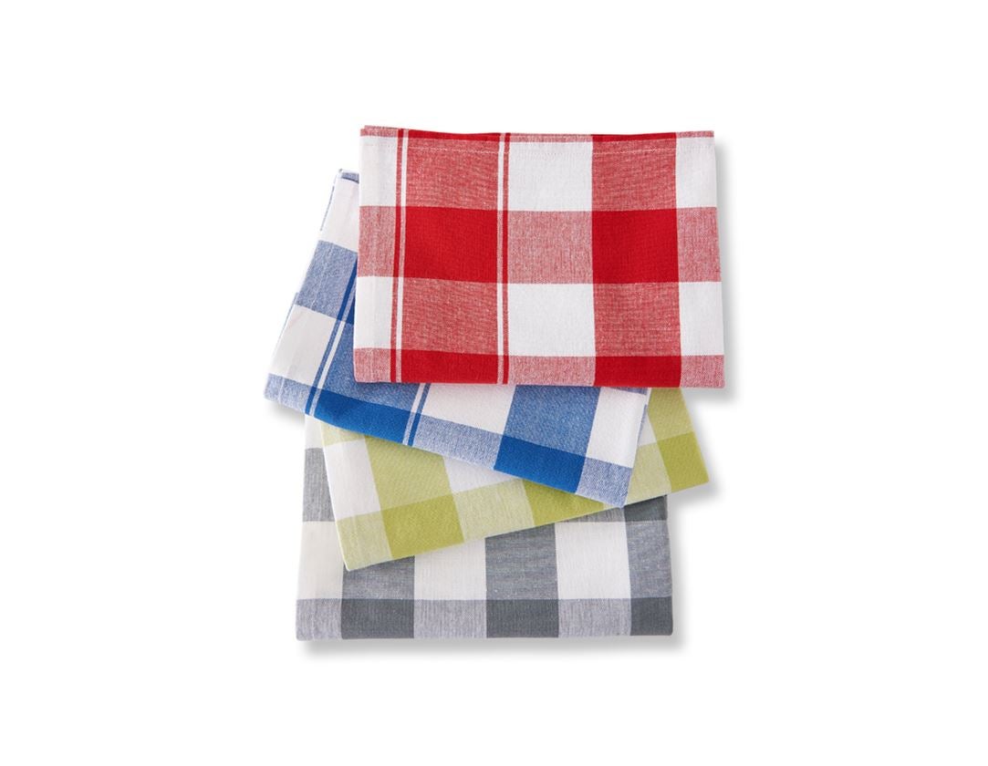 Cloths: Tea towels Color, pack of 3 + red