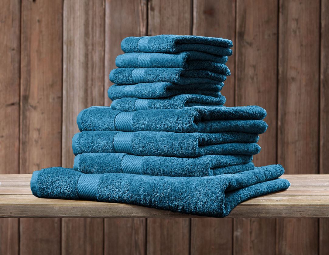 Cloths: Terry cloth shower towel Premium + turquoise