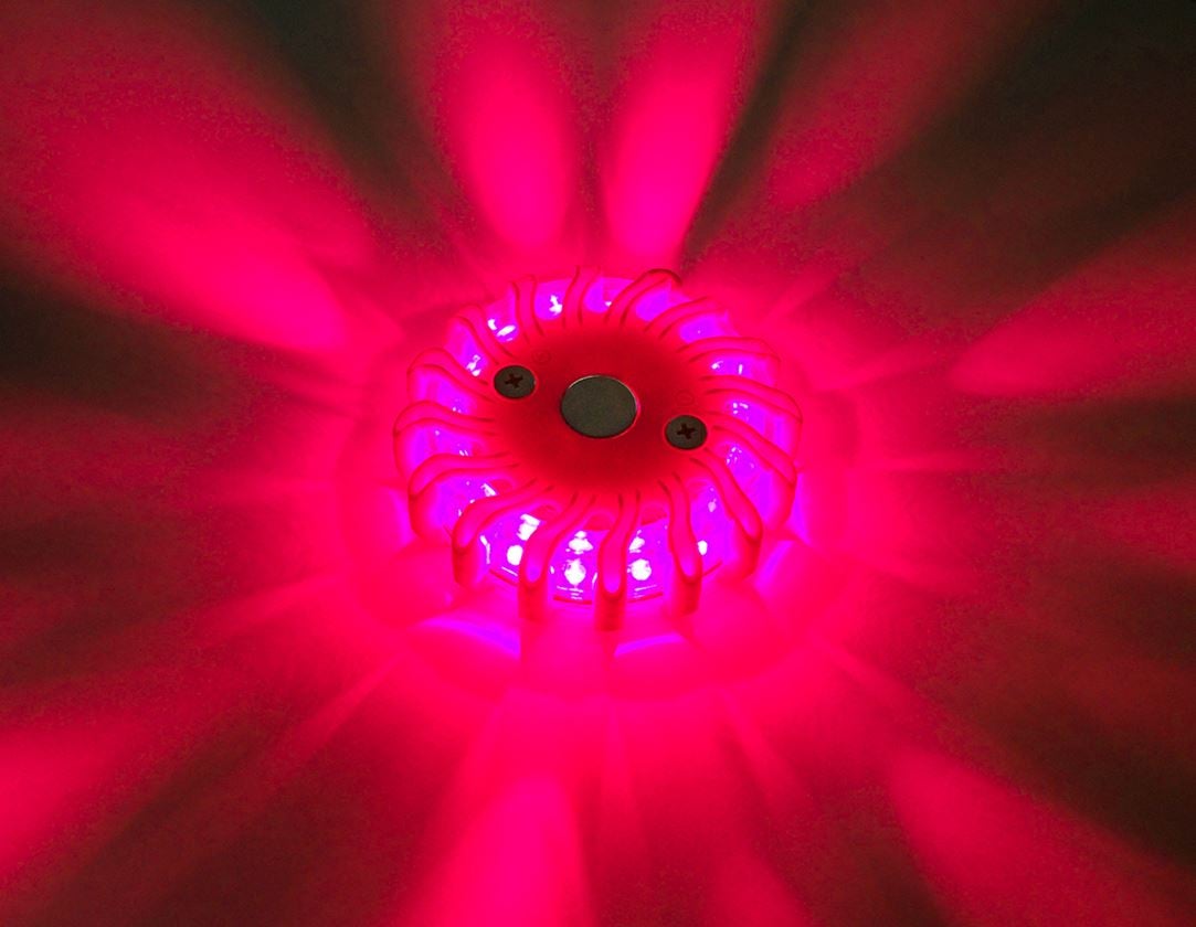 Andet: LED-advarselslys + rød