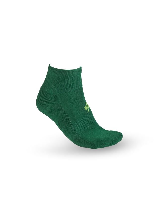 Socks: e.s. Allround socks Classic light/mid + green/seagreen