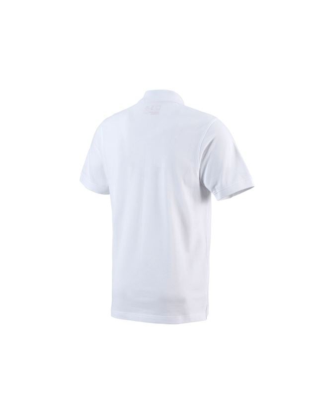 Emner: e.s. Polo-Shirt cotton Pocket + hvid 3