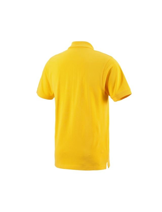 T-Shirts, Pullover & Skjorter: e.s. Polo-Shirt cotton Pocket + gul 1