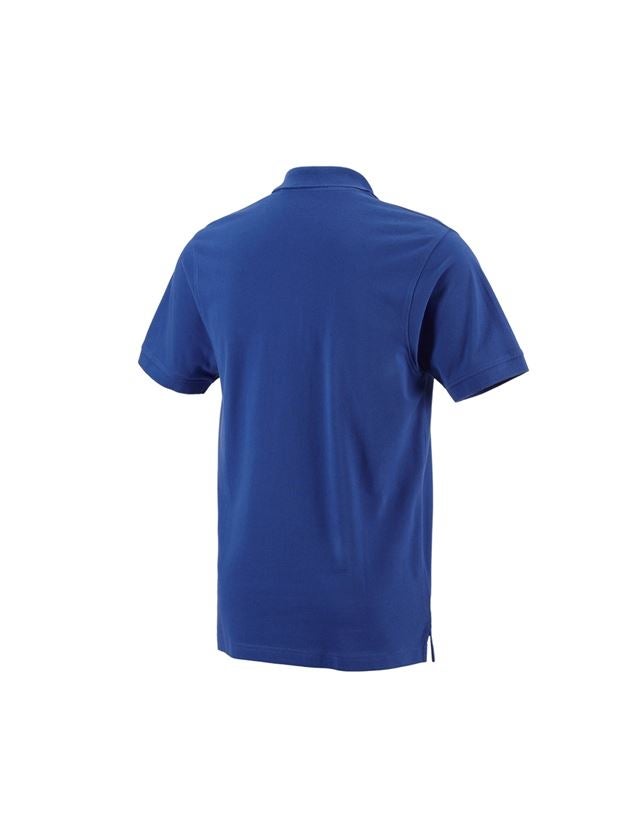 T-Shirts, Pullover & Skjorter: e.s. Polo-Shirt cotton Pocket + kornblå 1