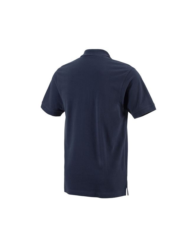 T-Shirts, Pullover & Skjorter: e.s. Polo-Shirt cotton Pocket + mørkeblå 3