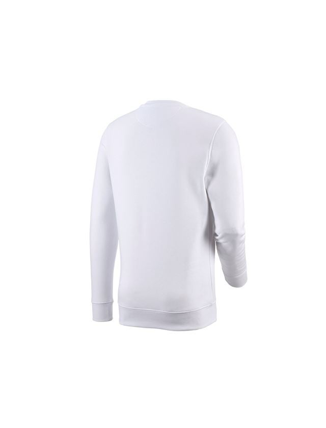 T-Shirts, Pullover & Skjorter: e.s. Sweatshirt poly cotton + hvid 3