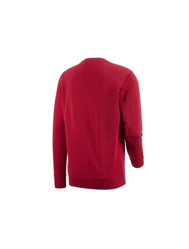 Tømrer / Snedker: e.s. Sweatshirt poly cotton + rød 1