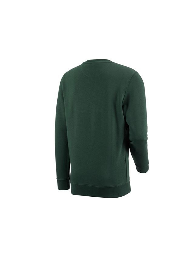 Tømrer / Snedker: e.s. Sweatshirt poly cotton + grøn 3