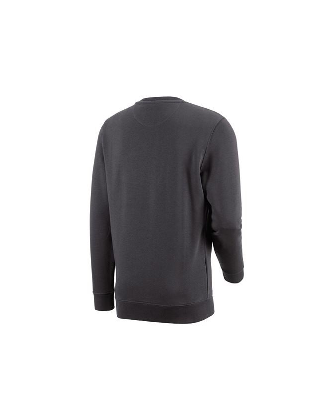 T-Shirts, Pullover & Skjorter: e.s. Sweatshirt poly cotton + antracit 2