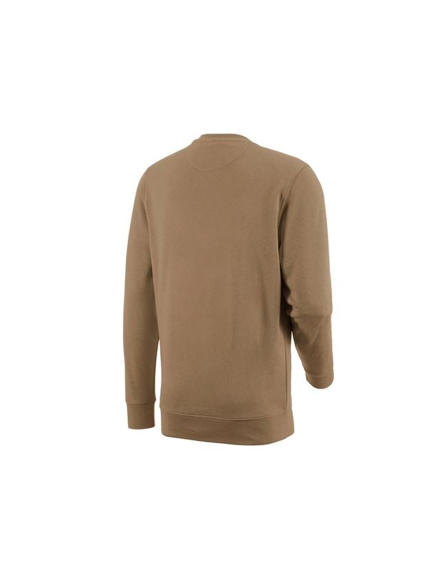 T-Shirts, Pullover & Skjorter: e.s. Sweatshirt poly cotton + kaki 1
