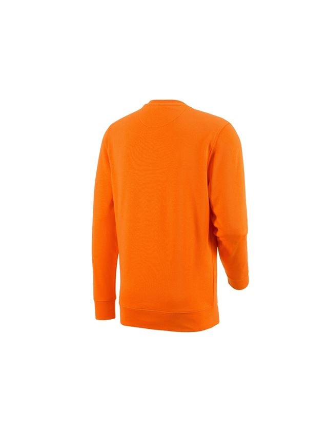 T-Shirts, Pullover & Skjorter: e.s. Sweatshirt poly cotton + orange 1