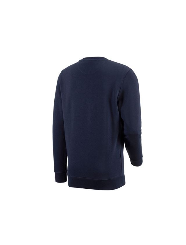 T-Shirts, Pullover & Skjorter: e.s. Sweatshirt poly cotton + mørkeblå 3