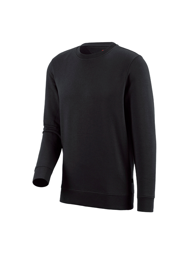T-Shirts, Pullover & Skjorter: e.s. Sweatshirt poly cotton + sort 2