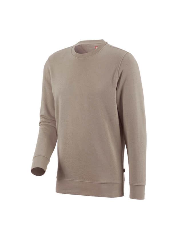 T-Shirts, Pullover & Skjorter: e.s. Sweatshirt poly cotton + ler