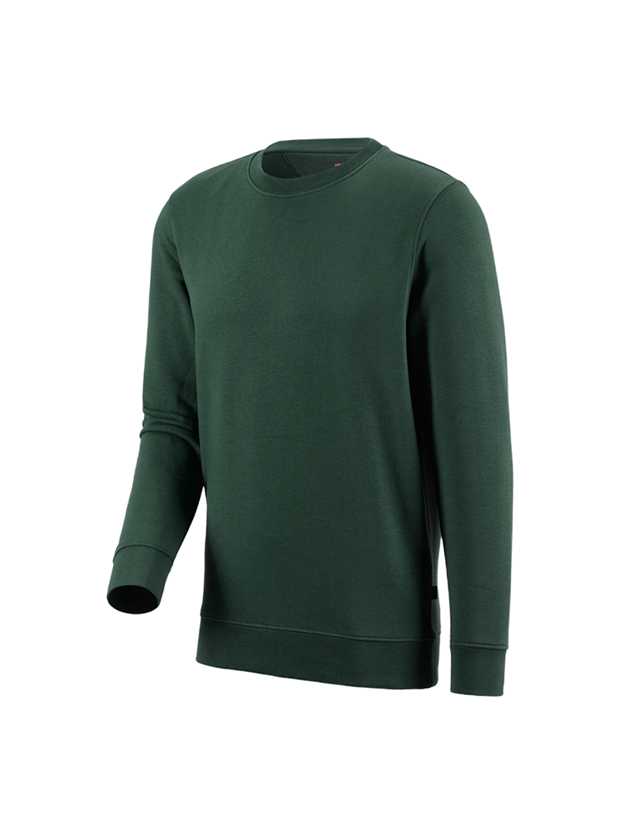 Tømrer / Snedker: e.s. Sweatshirt poly cotton + grøn 2