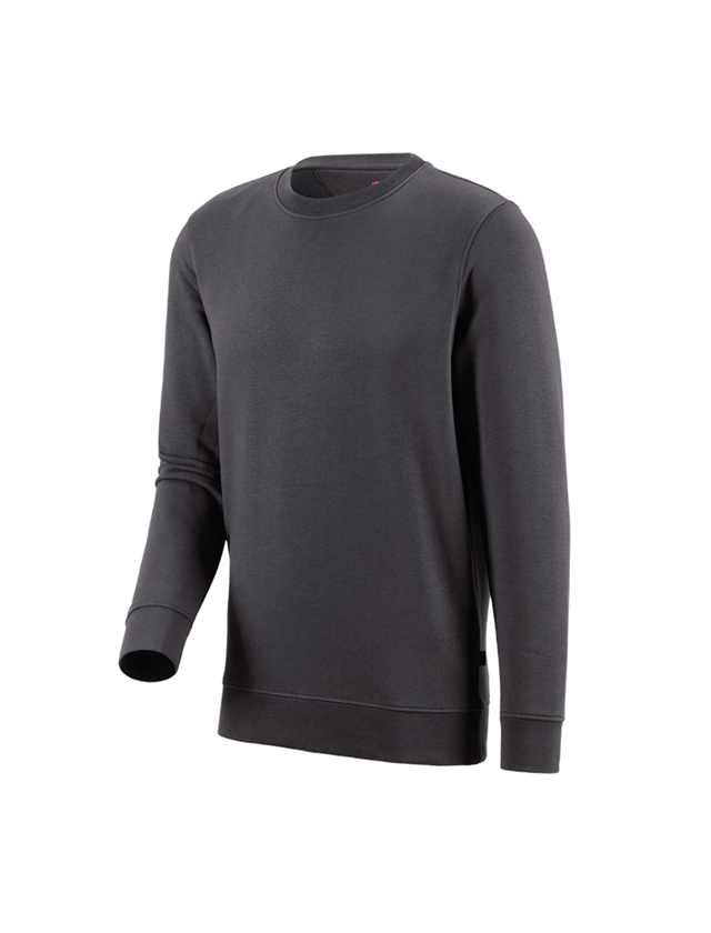 T-Shirts, Pullover & Skjorter: e.s. Sweatshirt poly cotton + antracit 1