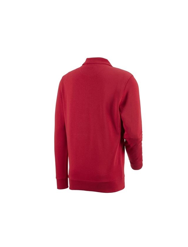T-Shirts, Pullover & Skjorter: e.s. Sweatshirt poly cotton Pocket + rød 1