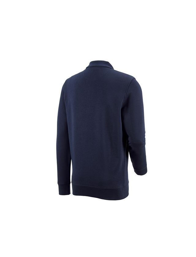 T-Shirts, Pullover & Skjorter: e.s. Sweatshirt poly cotton Pocket + mørkeblå 1