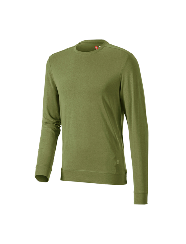 T-Shirts, Pullover & Skjorter: e.s. Longsleeve cotton stretch + skov 2