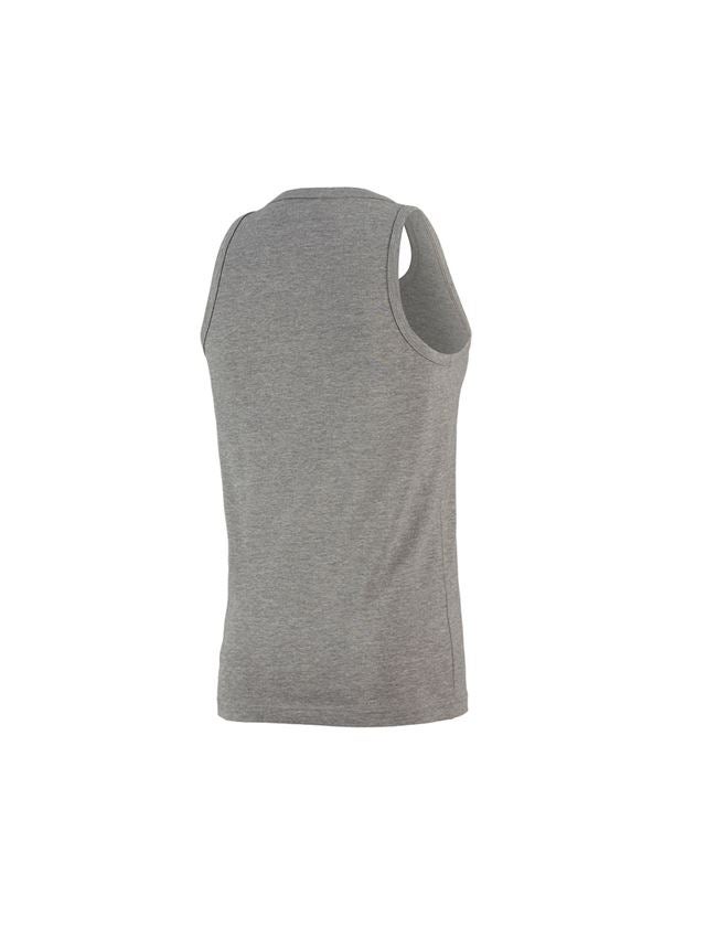T-Shirts, Pullover & Skjorter: e.s. Athletic-Shirt cotton + gråmeleret 1