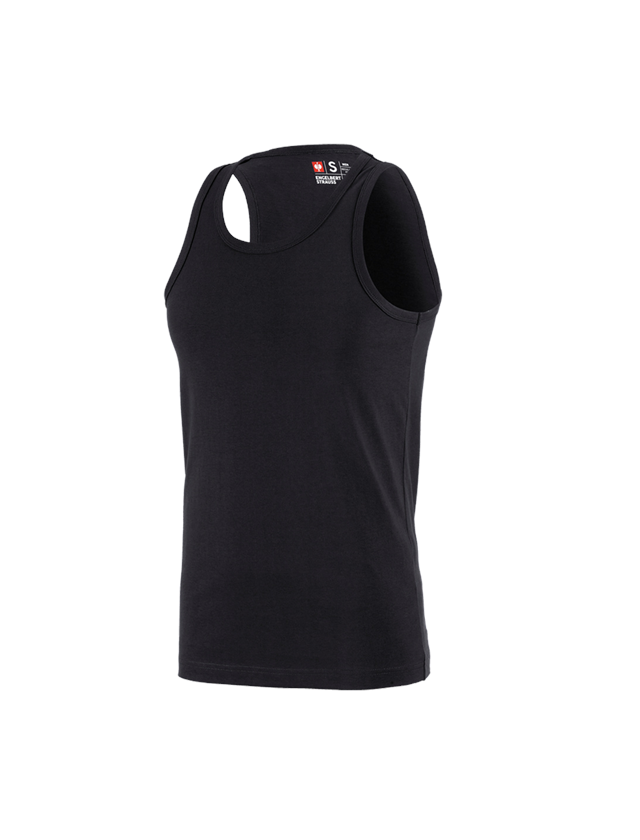 T-Shirts, Pullover & Skjorter: e.s. Athletic-Shirt cotton + sort 1